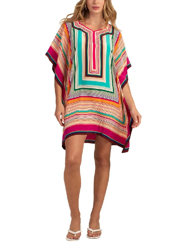 Trina Turk Theodora Silk Mini Dress Trendy Floral Mini Dress