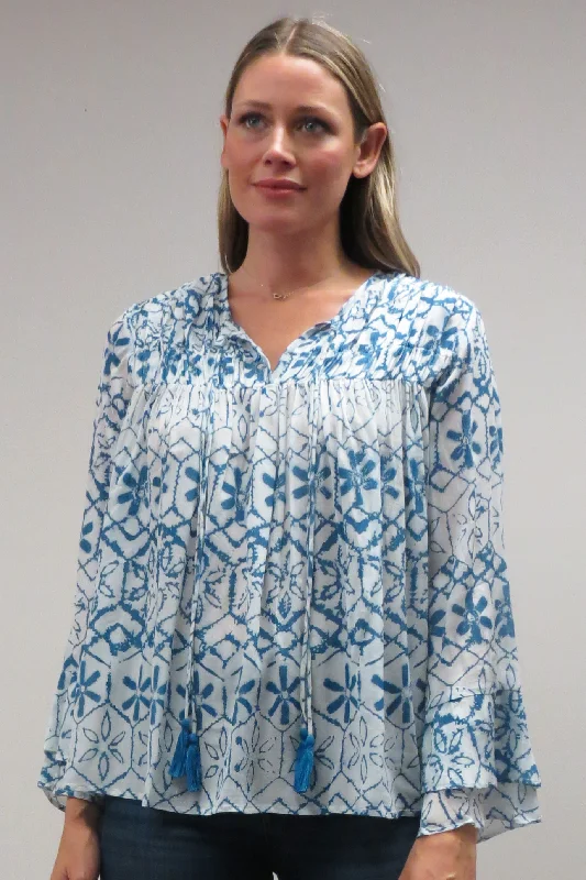"Marlena" Blouse Elegant Silk Blouse