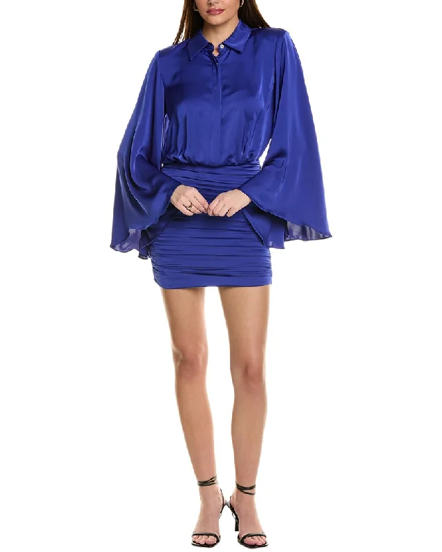 Ramy Brook Tara Mini Dress Fashionable Button-Front Mini Dress