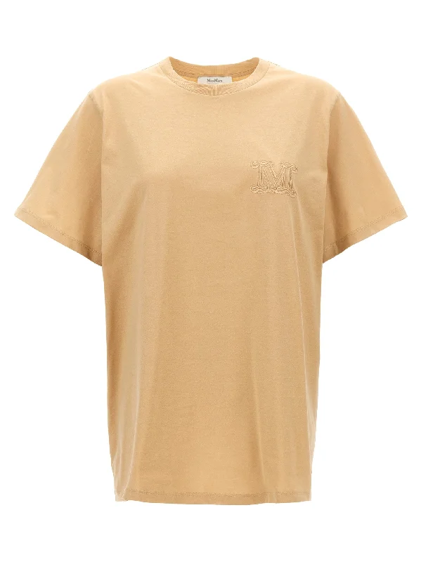 Mango T-shirt-- Solid Print Embellished