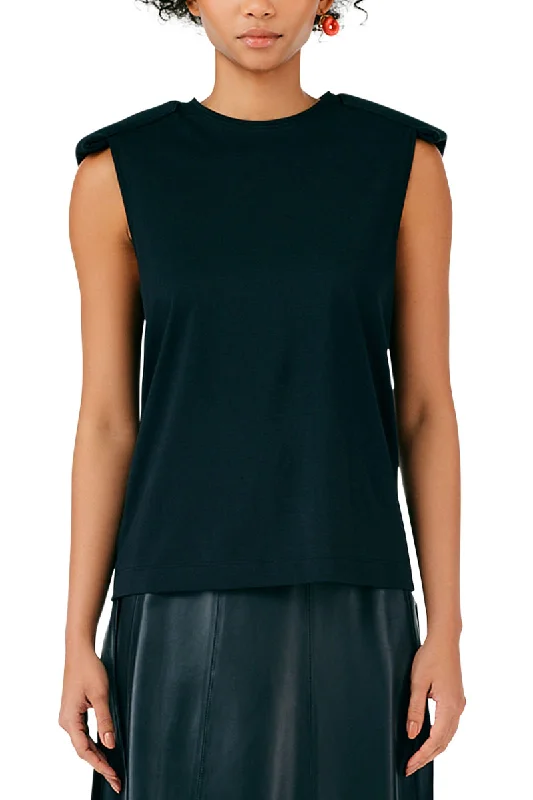 Epaulette T-Shirt-- Elasticated Padded Insulated
