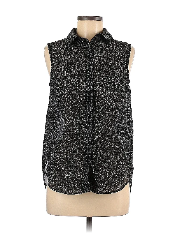 Sleeveless Blouse Modern Oversized Blouse