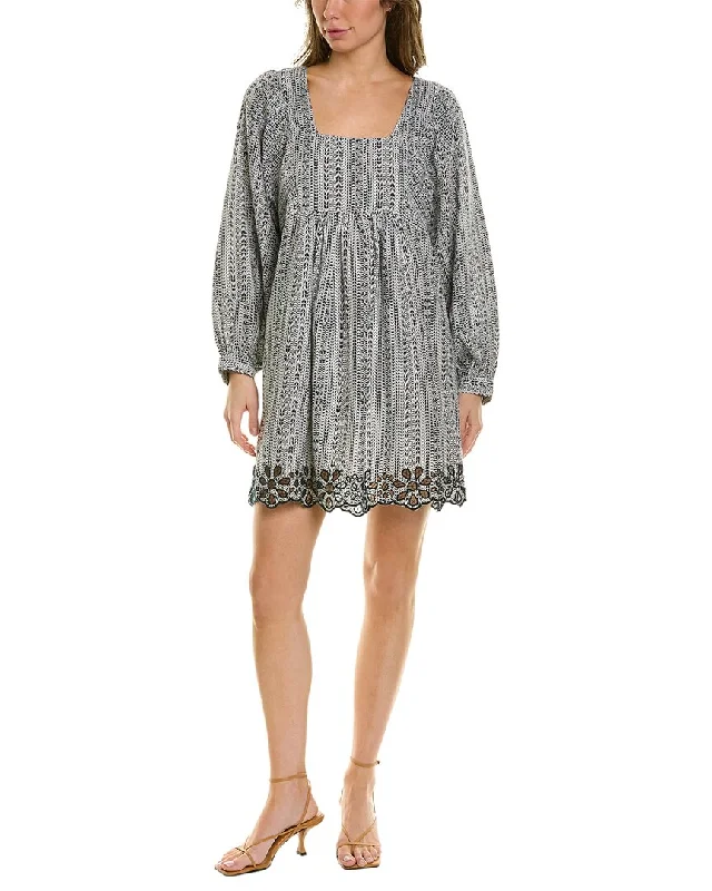 Joie Jade Mini Dress Casual V-Neck Mini Dress