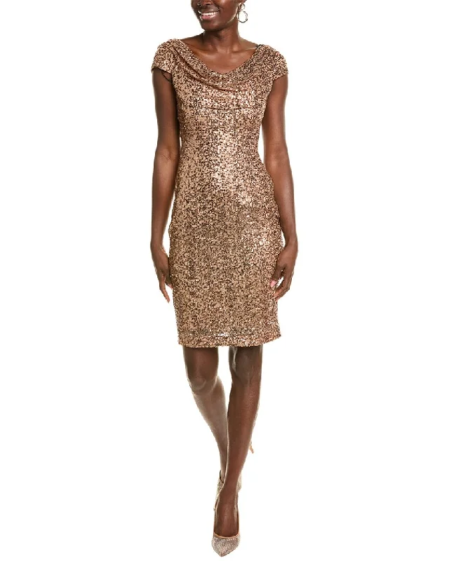 Vince Camuto Sequin Embellished Mini Dress Trendy Tulle Mini Dress