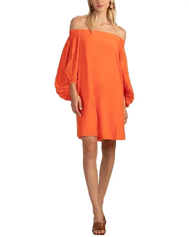 Trina Turk Windward Mini Dress Chic Halter Mini Dress