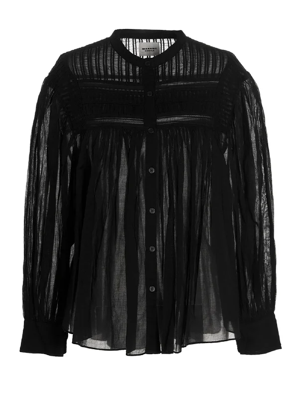 Plalia Shirt-- Sequined Glittery Shiny