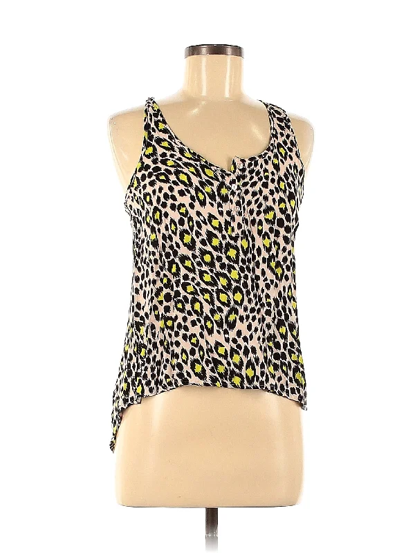 Sleeveless Blouse Lightweight Chiffon Blouse