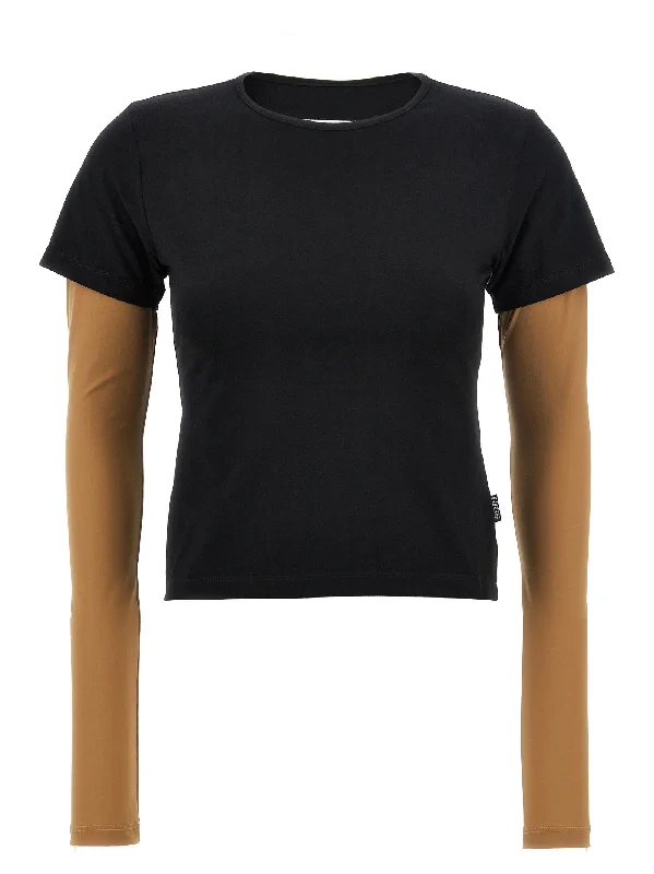 Basic T-shirt-- Ribbed T-Shirt High Neck Heavyweight