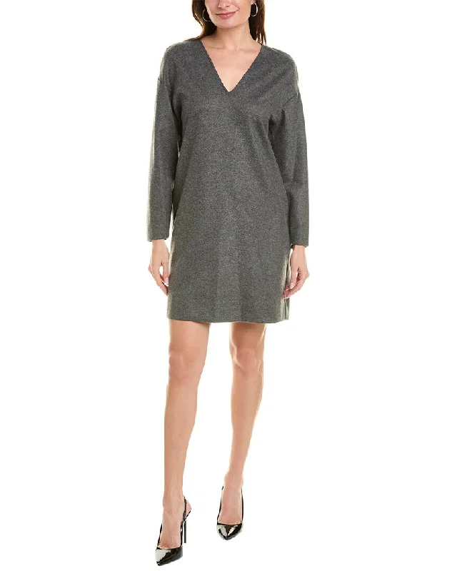 Natori Double Jersey Mini Dress Stylish Plaid Mini Dress