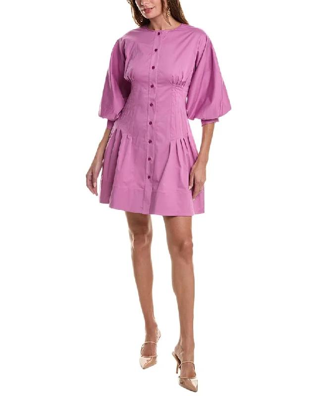 Oscar De La Renta Mini Dress Comfortable Off-Shoulder Mini Dress