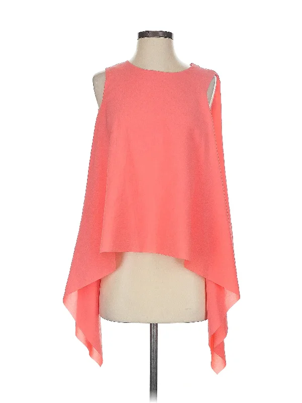 Sleeveless Blouse Elegant Silk Blouse