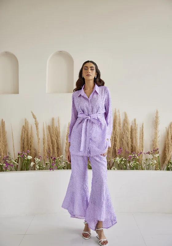 Artisanal Bandhani Knotted Shirt-- Iron Safe Non-Iron Wrinkle Free