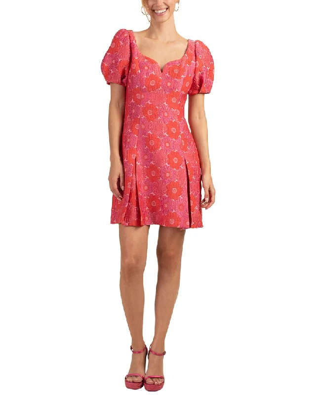 Trina Turk Devi Mini Dress Comfortable Linen Mini Dress