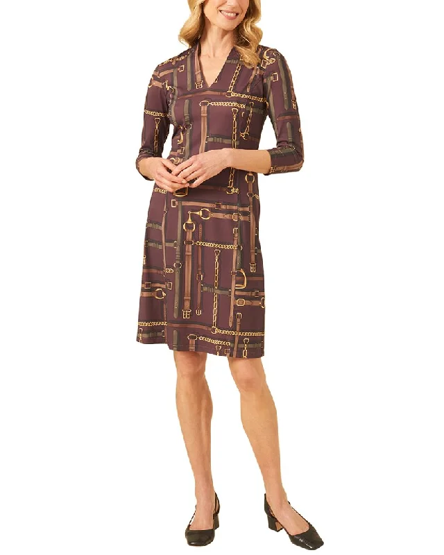 J.Mclaughlin Ivana Mini Dress Trendy Mini Dress with Belt