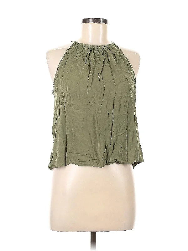 Sleeveless Blouse Backless Summer Blouse