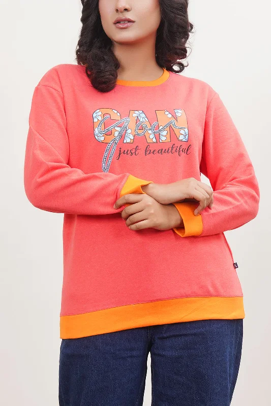 Women You Can Sweat Shirt-- Oversized T-Shirt Spandex breathable