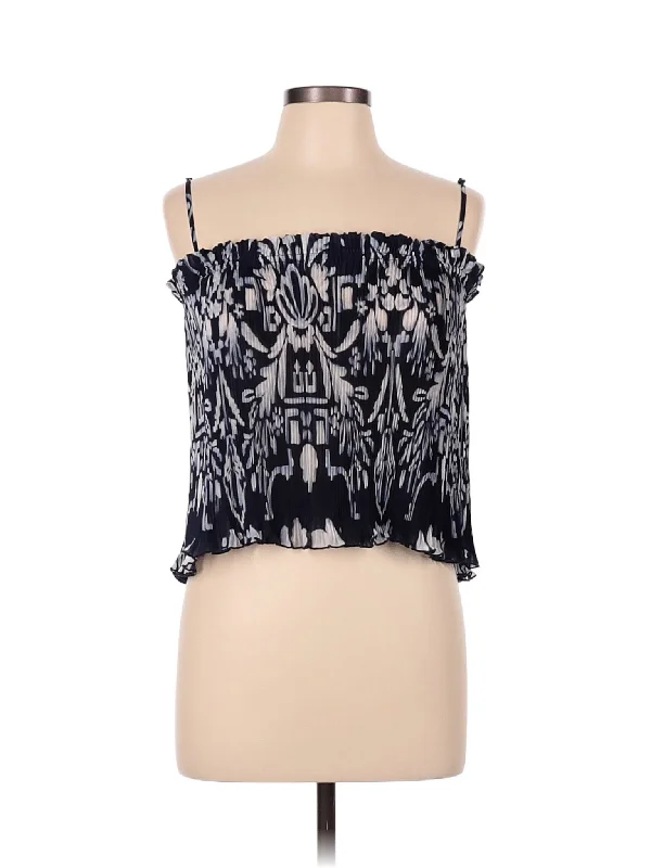Sleeveless Blouse Chic Ruffle Blouse
