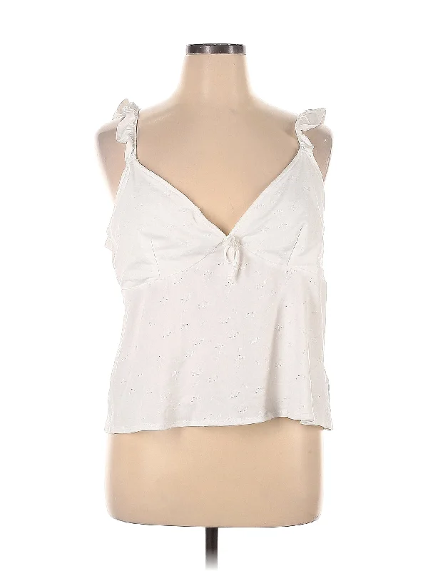 Sleeveless Blouse Feminine Puff Blouse
