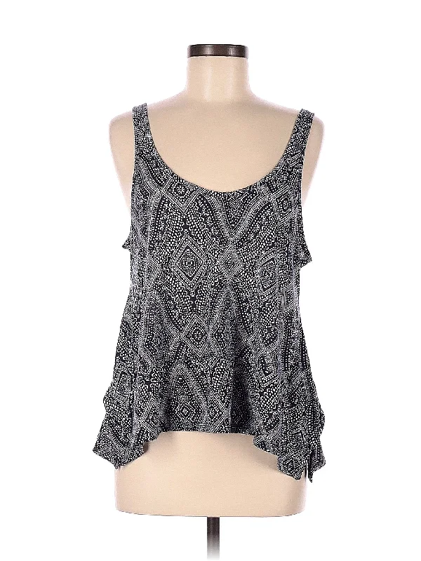 Sleeveless Blouse Mandarin Collar Blouse