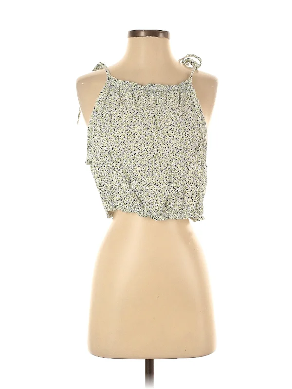 Sleeveless Blouse Side Tie Blouse