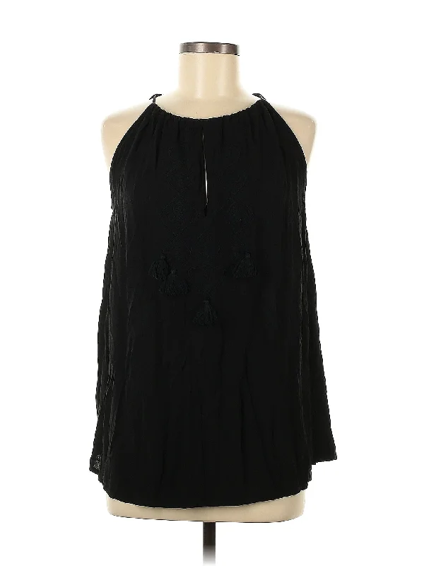 Sleeveless Blouse Slim Fit Blouse
