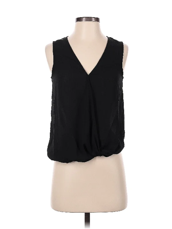 Sleeveless Blouse Slim Fit Blouse