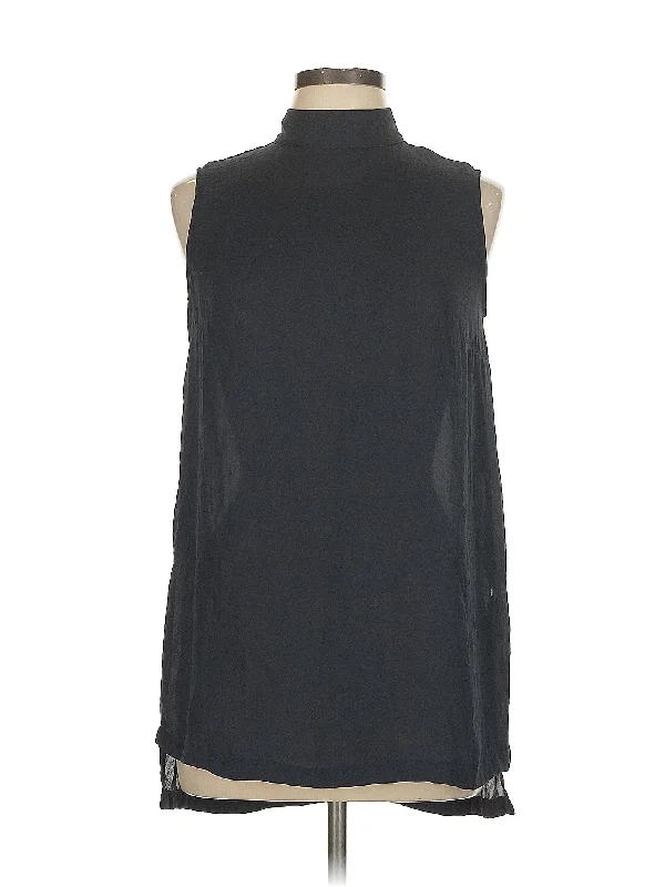 Sleeveless Blouse Soft Pastel Blouse
