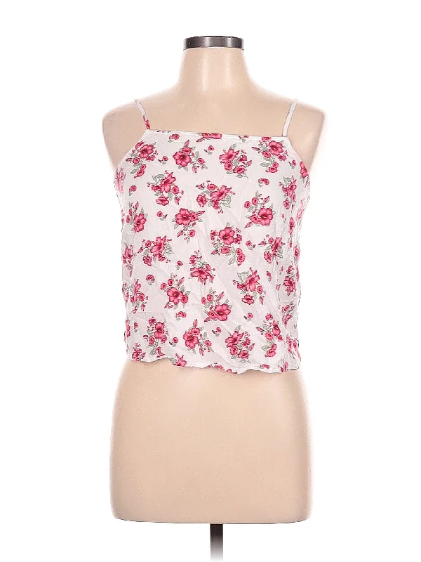 Sleeveless Blouse Soft Satin Blouse