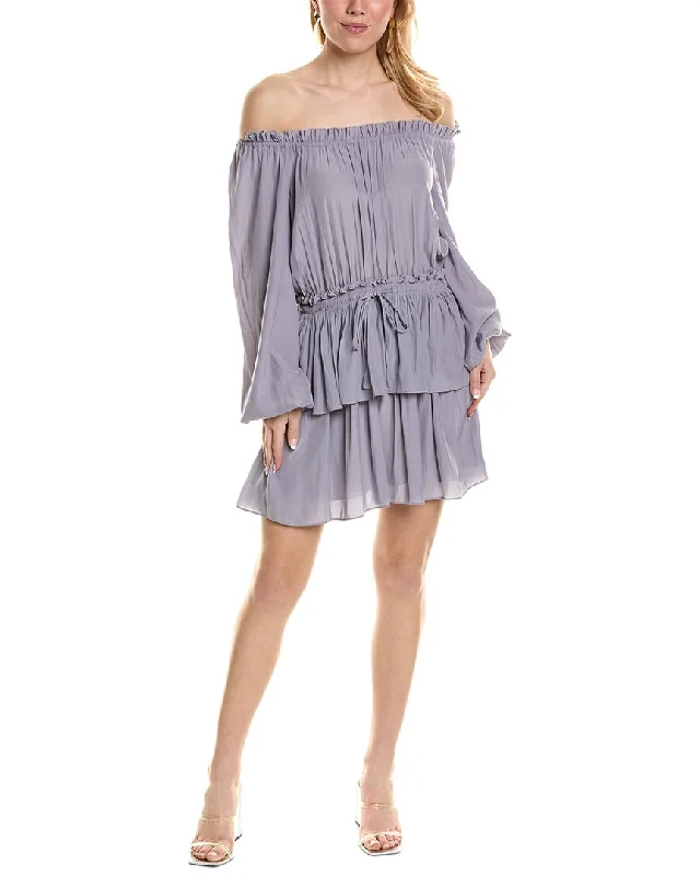 Ramy Brook Charrasse Mini Dress Cozy Jersey Mini Dress