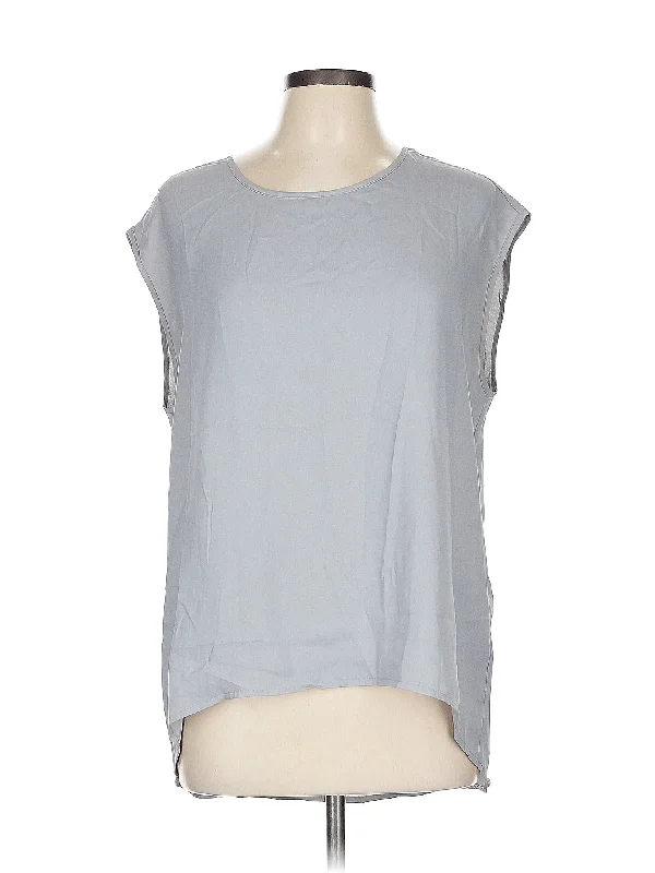 Sleeveless Blouse Sweetheart Neck Blouse