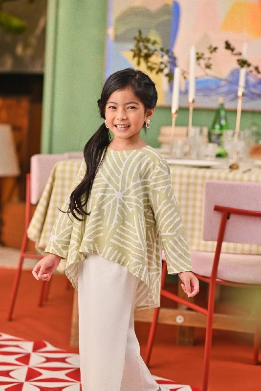 The Capai Foxy Blouse - Hope Satin Long Blouse