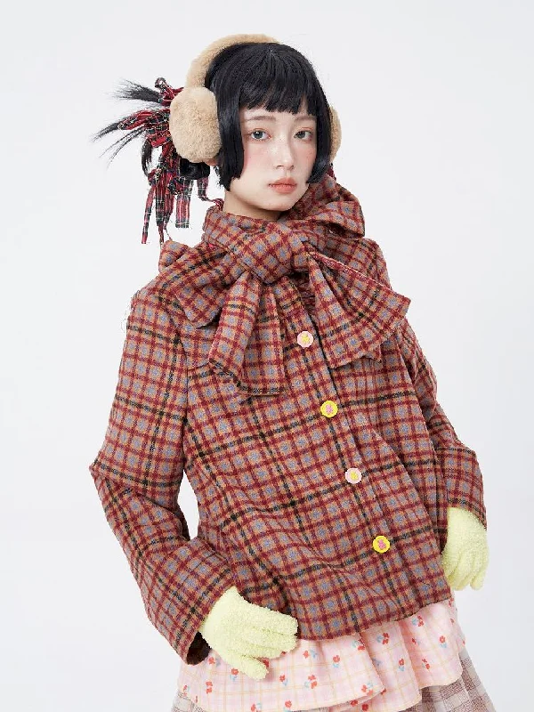Showa retro cute girl blouse【s0000005582】 Sweetheart Neck Blouse