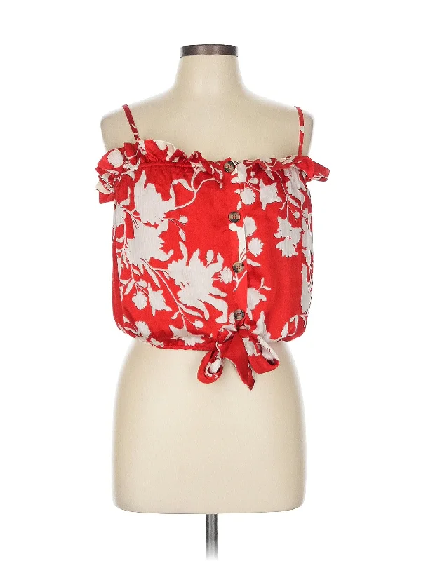 Sleeveless Blouse Delicate Pleat Blouse