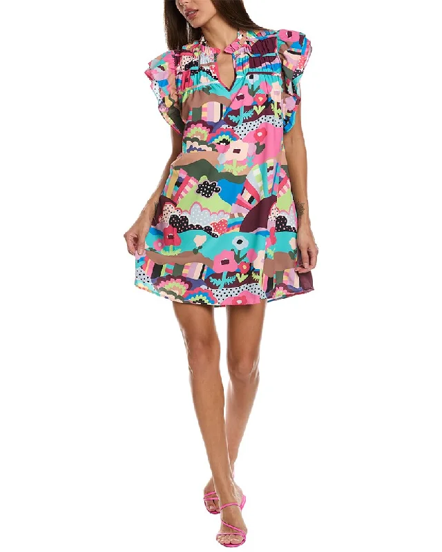 Crosby By Mollie Burch Bradley Mini Dress Elegant Silk Mini Dress