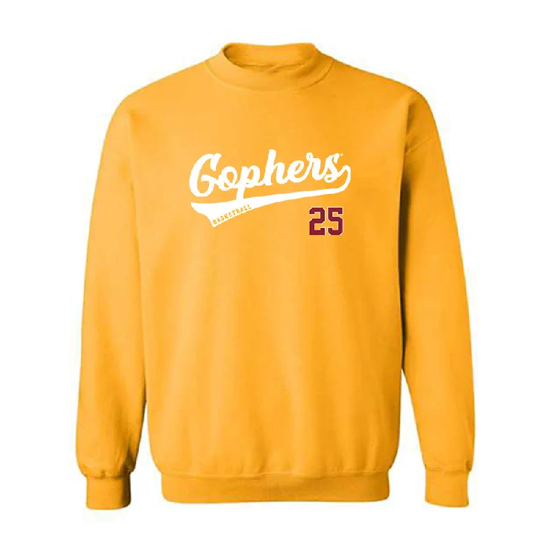 Minnesota - NCAA Women's Basketball : Grace Grocholski - Classic Shersey Crewneck Sweatshirt Hoodie with Batwing Sleeves Loose Dramatic