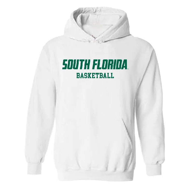 USF - NCAA Women's Basketball : Mama Dembele Traore - Classic Fashion Shersey Hooded Sweatshirt Hoodie with Illustration Artistic Creative