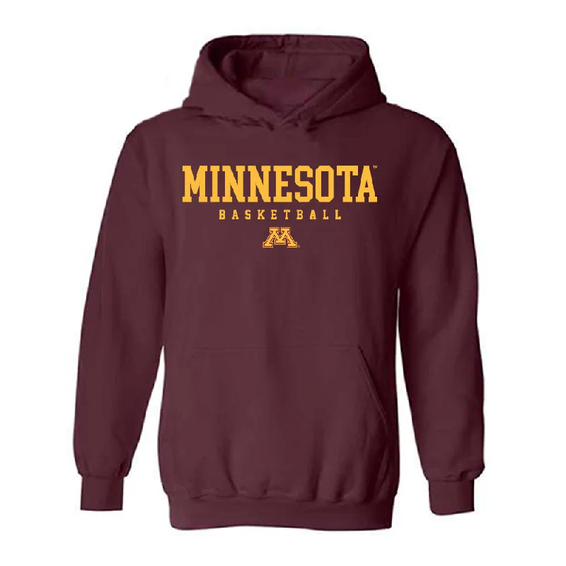 Minnesota - NCAA Women's Basketball : Grace Grocholski - Classic Shersey Hooded Sweatshirt Hoodie with Hidden Zipper Minimalist Clean Minnesota - NCAA Women's Basketball : Grace Grocholski - Classic Shersey Hooded Sweatshirt Hoodie with Hidden Zipper Minimalist Clean