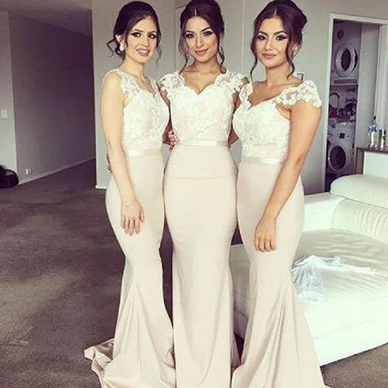 Charming Off Shoulder Sweet Heart Lace Sexy Mermaid Impressive Long Wedding Party Dresses, WG194 Tunics Top rated