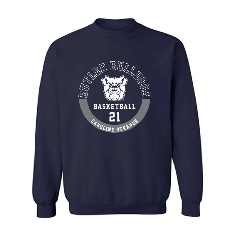 BU - NCAA Women's Basketball : Caroline Strande - Generic Shersey Crewneck Sweatshirt Hoodie with Hood Adjustable Protection