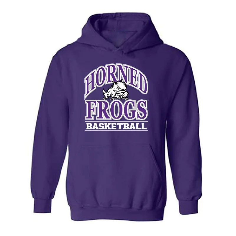 TCU - NCAA Women's Basketball : Ella Hamlin - Classic Fashion Shersey Hooded Sweatshirt Hoodie with Hem Fringe Bohemian Relaxed TCU - NCAA Women's Basketball : Ella Hamlin - Classic Fashion Shersey Hooded Sweatshirt Hoodie with Hem Fringe Bohemian Relaxed