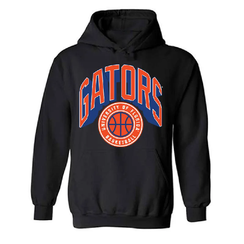 Florida - NCAA Women's Basketball : Daviane Mindoudi - Sports Shersey Hooded Sweatshirt Hoodie with Color Block Contrast Stylish