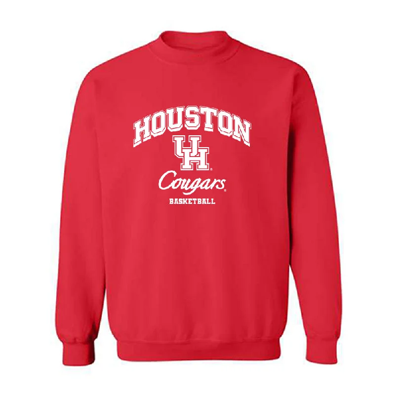 Houston - NCAA Women's Basketball : Kamryn Jones - Classic Shersey Crewneck Sweatshirt Hoodie with Tied Waist Feminine Flattering