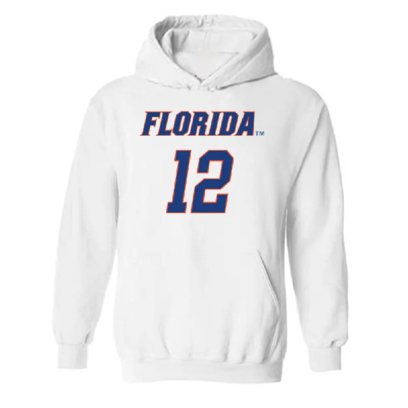 Florida - NCAA Women's Basketball : Daviane Mindoudi - Sports Shersey Hooded Sweatshirt Hoodie with Hem Ribbing Snug Secure