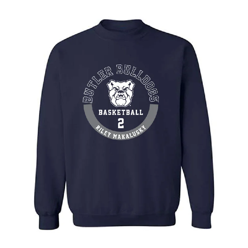 BU - NCAA Women's Basketball : Riley Makalusky - Generic Shersey Crewneck Sweatshirt Hoodie with Lining Warm Insulated