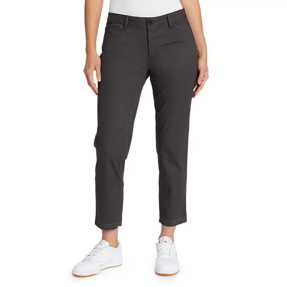 Women's Legend Wash Release Hem Crop Pants High-Waist Yoga Pants