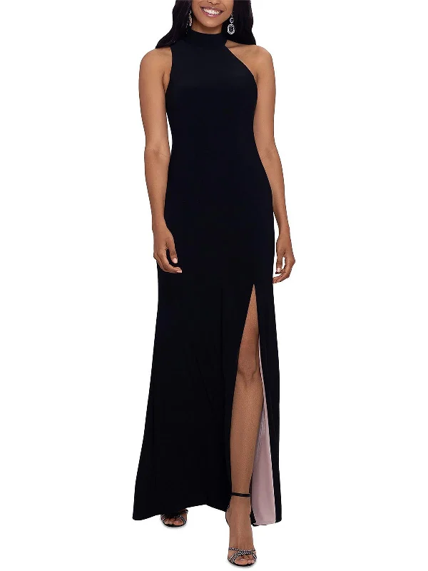 Womens Halter Formal Evening Dress Tunics Denim casual