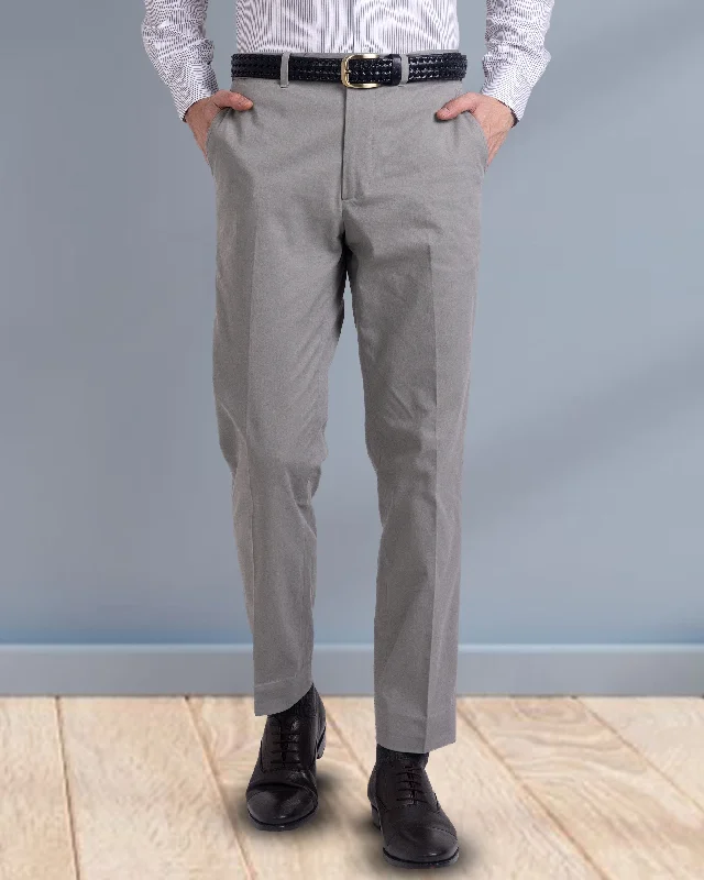 Genoa Dark Grey Dress Pant Fashionable Track Pants