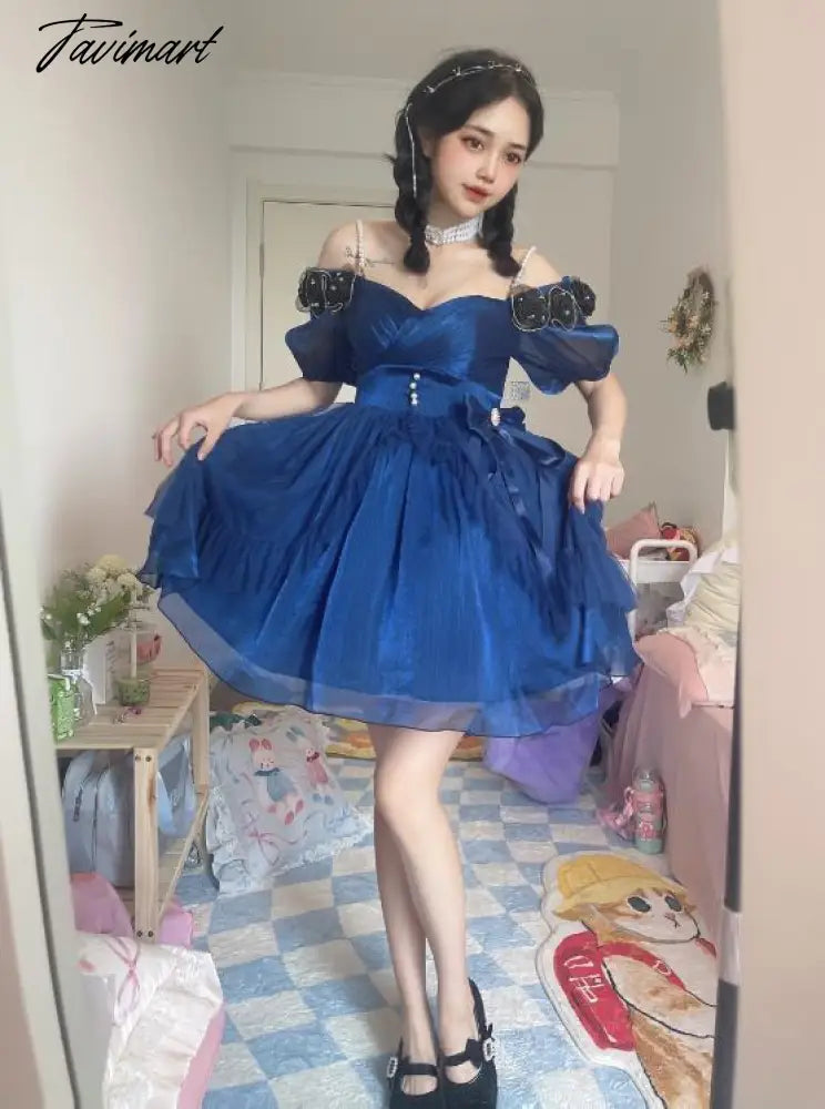 blue short