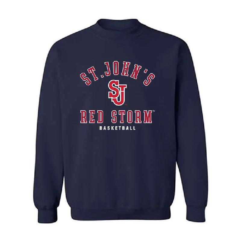 St. Johns - NCAA Women's Basketball : Ariana Vanderhoop - Classic Shersey Crewneck Sweatshirt Hoodie with Patch Decorative Personalized
