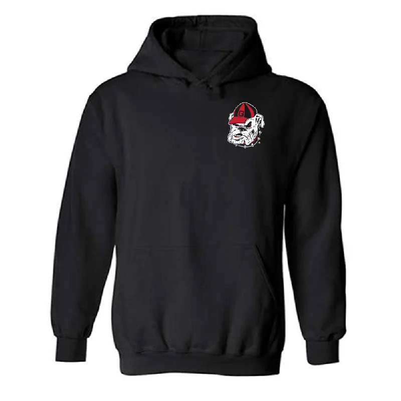 Georgia - NCAA Women's Basketball : Asia Avinger - Classic Shersey Hooded Sweatshirt Hoodie with Longline Fit Extended Stylish